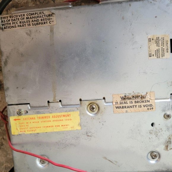 Vintage Audiovox Radio Model #C-575 Read Description - Picture 2 of 9